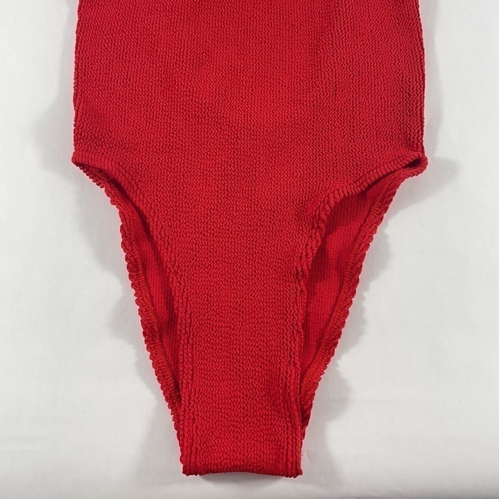 BOND-EYE THE MARA RIBBED ONE PIECE SWIMSUIT - RED O/S $175 - Picture 6 of 12